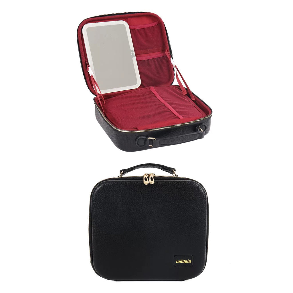 Trousse de maquillage avec miroir LED