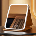 Miroir LED de Voyage Pliable & Rechargeable